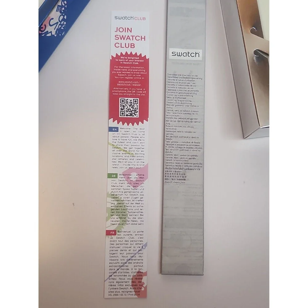 Swatch Watch 25th Anniversary Limited Edition Unisex Watch NIB New Battery